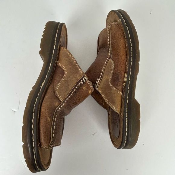Dr. Martens Doc sandals mens size 9 slides brown leather slip on - Picture 11 of 15